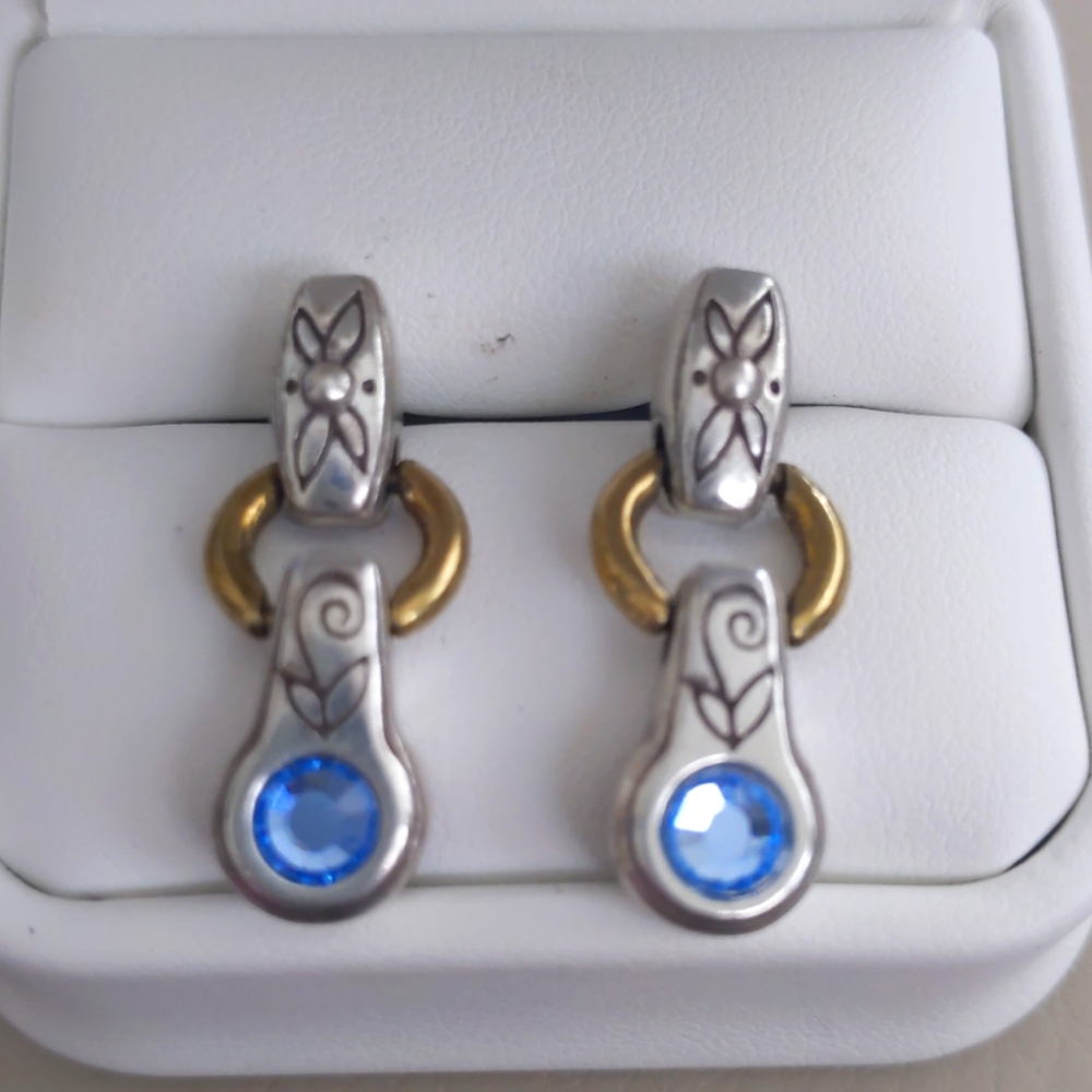 Brighton two tone earrings